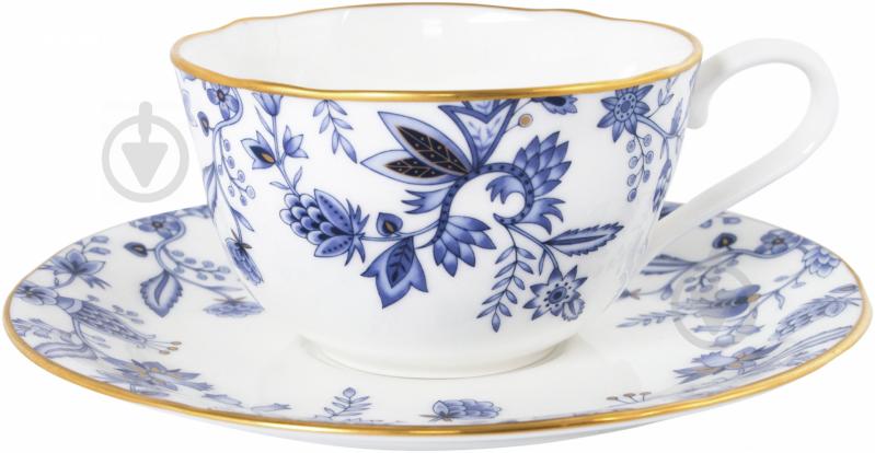 Чашка с блюдцем Blue Sorrentino 180 мл Noritake - фото 1