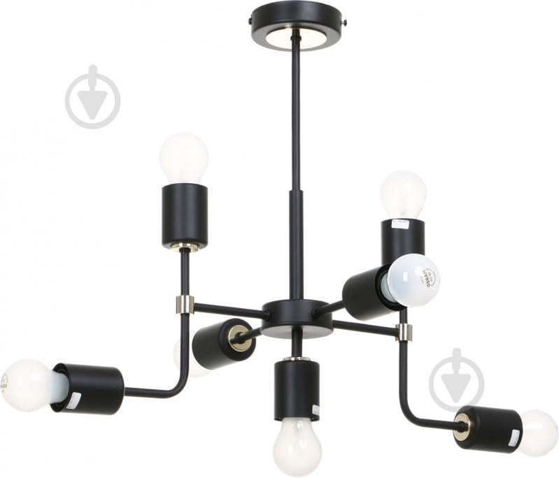 ВИТРИНА! Люстра ALFA Transformers 7x60 Вт E27 черный 24877 - фото 3