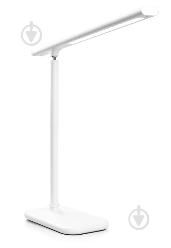Настільна лампа акумуляторна ColorWay Portable Magnet з вбудованим акумулятором White 1x4 Вт білий CW-DL03PMB-W - фото 1