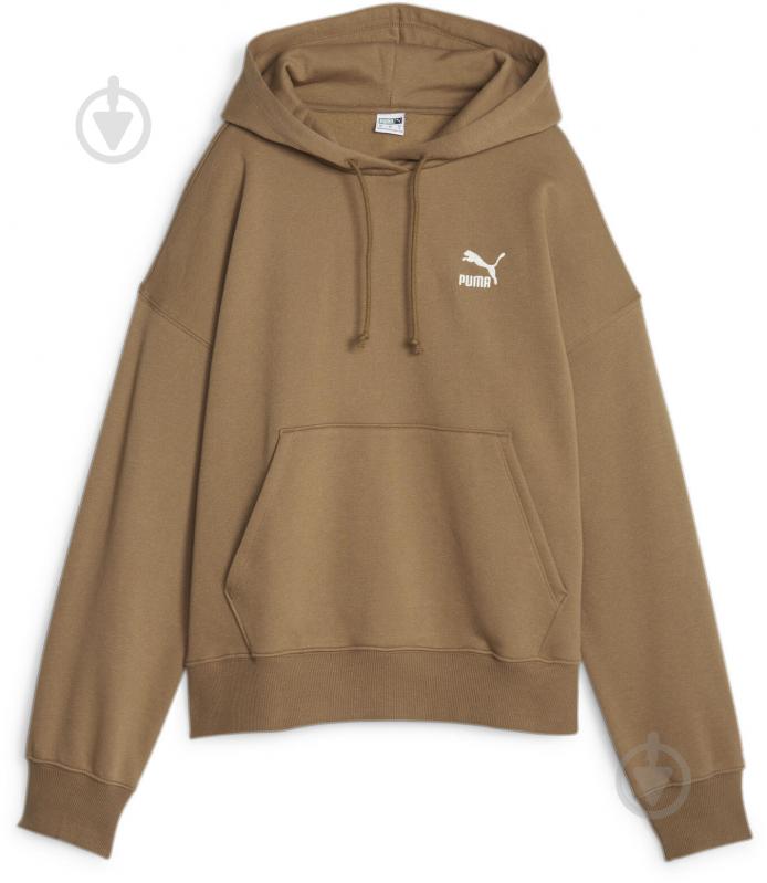 Джемпер Puma CLASSICS OVERSIZED HOODIE FL 62140793 р.XS коричневый - фото 1