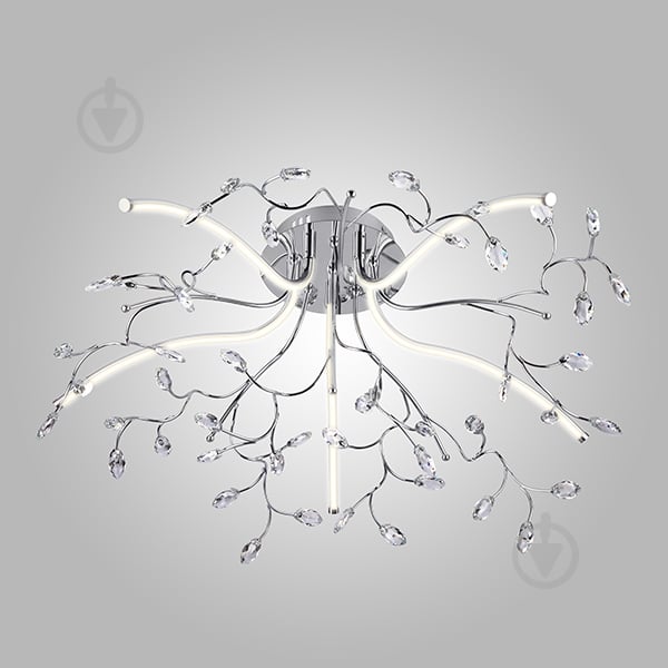 ВИТРИНА! Люстра светодиодная Strotskis Claudia 36 Вт LED-модуль хром 90036/5 - фото 1
