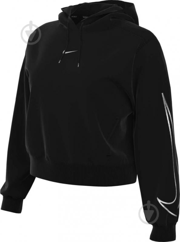 Джемпер Nike W NK ONE DF HOODIE GX FB5693-010 р.XS черный - фото 6