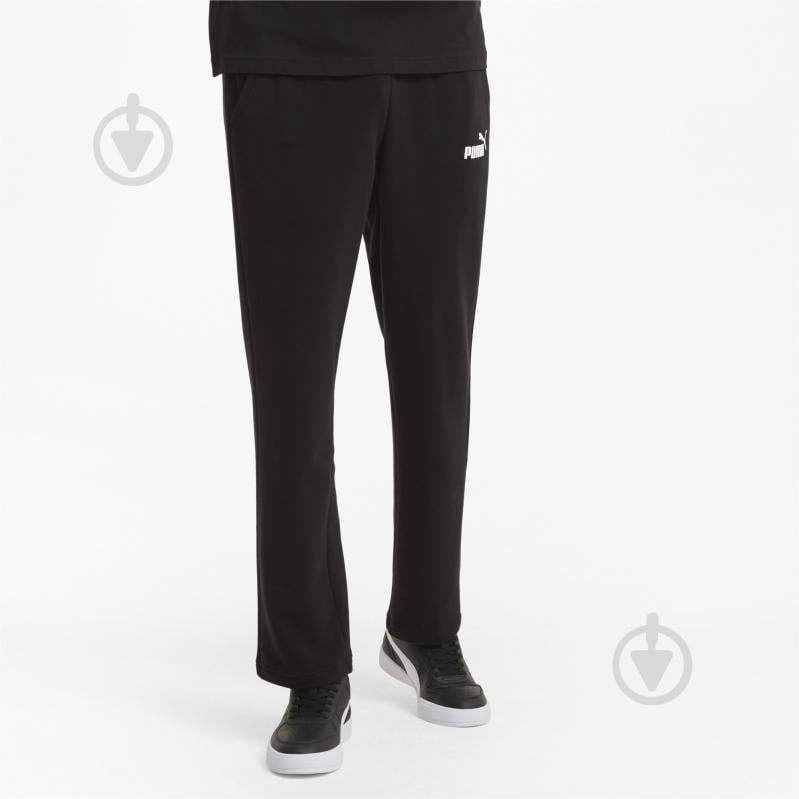 Брюки Puma ESS Logo Pants 58672001 р. M черный - фото 1