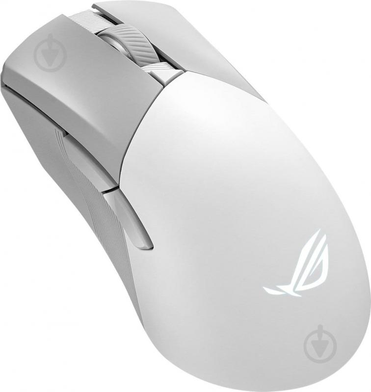 Мышь Asus ROG Gladius III AimPoint RGB USB-A/WL/BT white (90MP02Y0-BMUA11) - фото 1