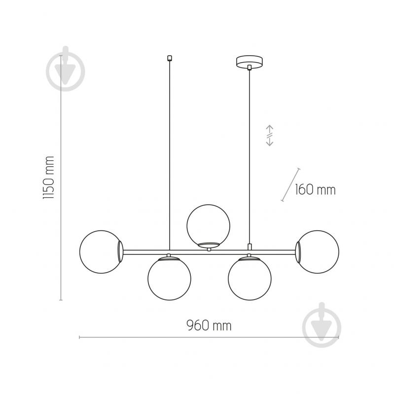 ВИТРИНА! Люстра подвесная TK Lighting Celeste 6219 5xE27 белый - фото 5 ВИТРИНА! Люстра подвесная TK Lighting Celeste 6219 5xE27 белый - фото 5