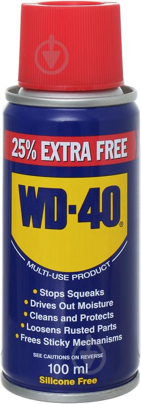 Смазка универсальная WD-40 25% Extra Free 100 мл - фото 1