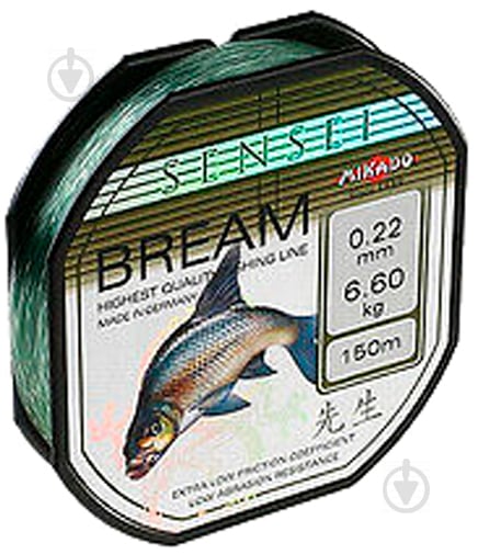 Леска Mikado Sensei Bream 150м 0,26мм 8,75кг - фото 2