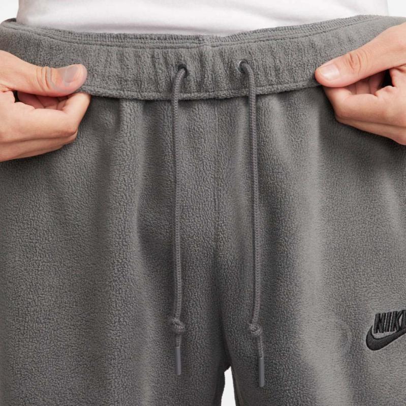 Брюки Nike M NK CLUB+ POLAR FLC CF PANT FB8384-068 р. M серый - фото 3