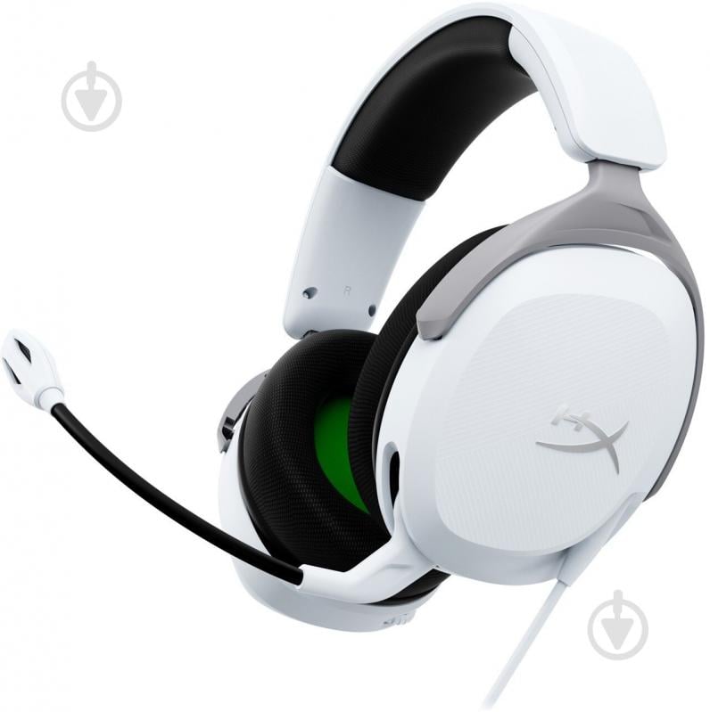 Навушники HyperX Cloud Stinger 2 Core Xbox white/green (6H9B7AA) - фото 1