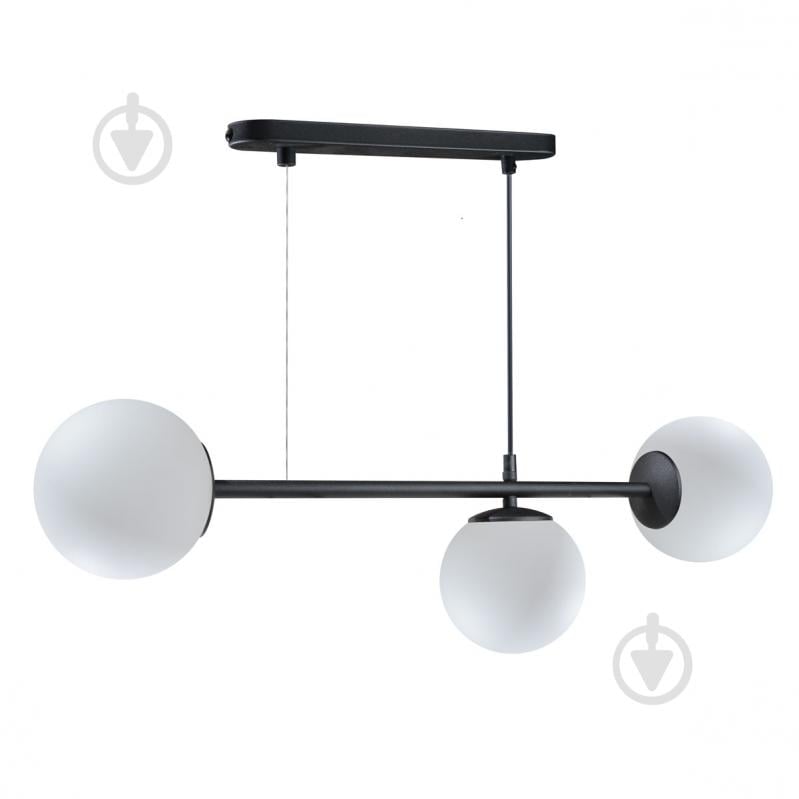 ВИТРИНА! Люстра подвесная TK Lighting Celeste 6218 3xE27 черный с белым - фото 1