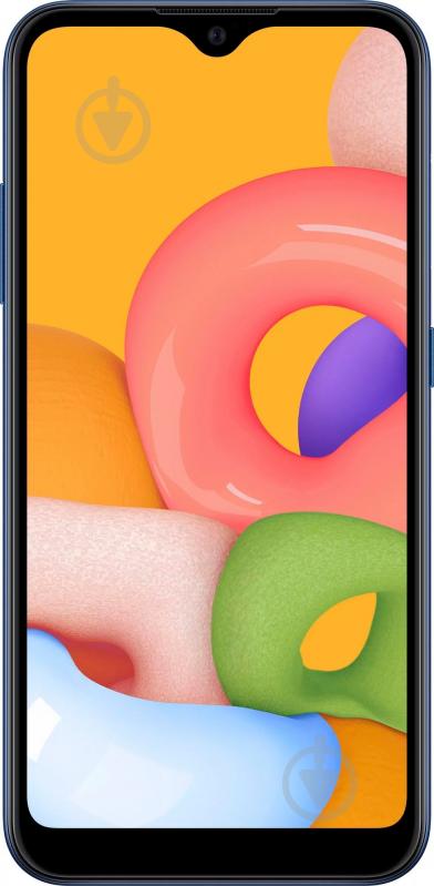Смартфон Samsung Galaxy A01 Duos 2/16GB blue (SM-A015FZBDSEK) - фото 2