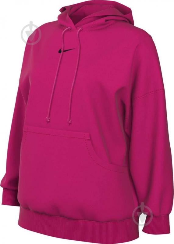 Джемпер Nike W NSW PHNX FLC OS PO HOODIE DQ5860-615 р.XL рожевий - фото 10