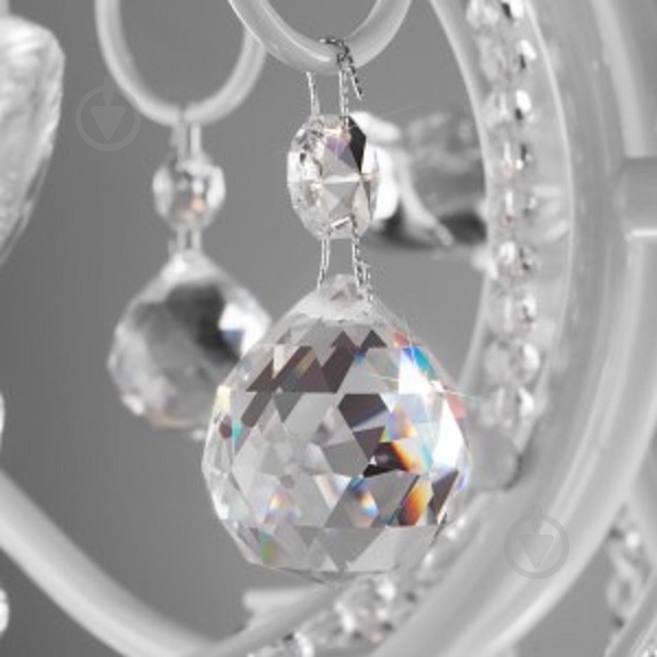 ВИТРИНА! Люстра подвесная Strotskis Brezza 5x60 Вт E14 белый 10107/5 - фото 2