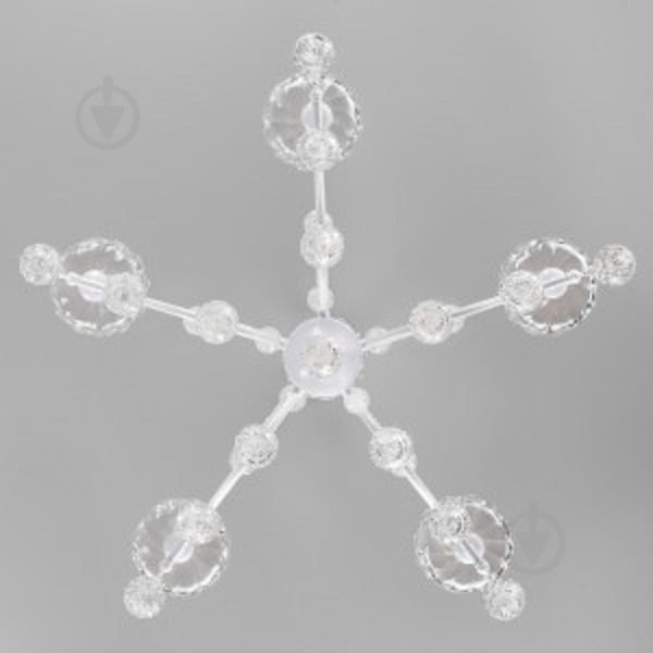 ВИТРИНА! Люстра подвесная Strotskis Brezza 5x60 Вт E14 белый 10107/5 - фото 4