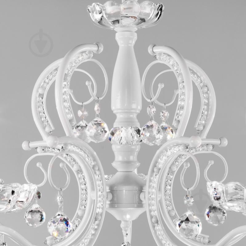 ВИТРИНА! Люстра подвесная Strotskis Brezza 5x60 Вт E14 белый 10107/5 - фото 6