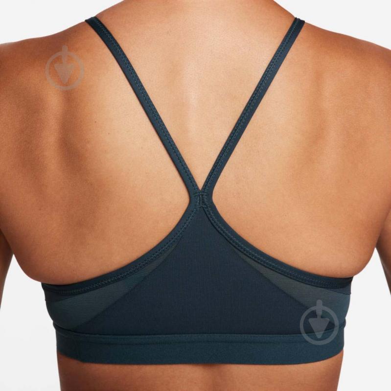 Бра Nike W NK INDY V-NECK BRA CZ4456-328 р.XS серый - фото 4