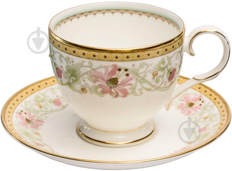 Чашка з блюдцем Noritake Blooming Splendor 250 мл 20117 - фото 1