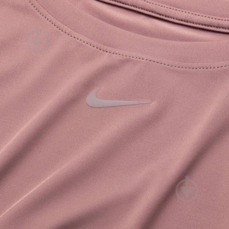 Футболка Nike W NK ONE CLASSIC DF SS TOP FN2798-208 р.L коричневий - фото 3