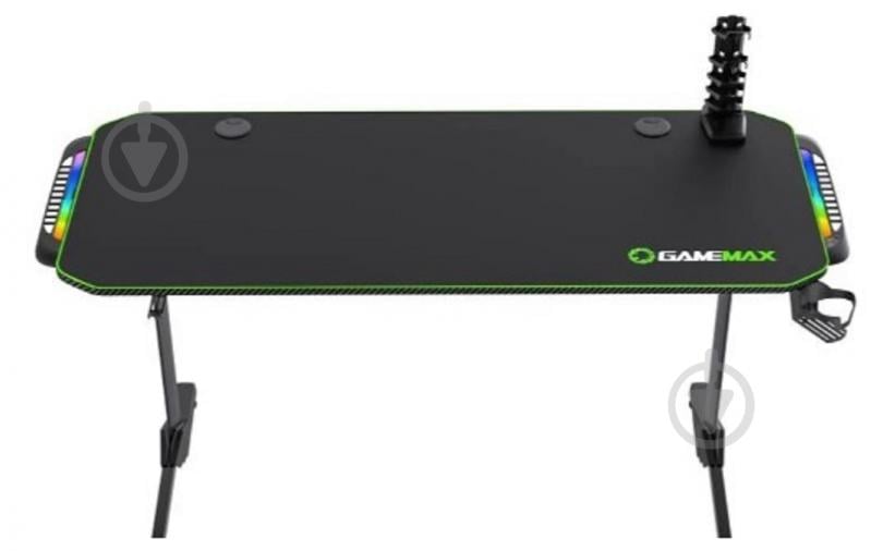 Стол игровой GameMax D140 Carbon RGB Black - фото 1