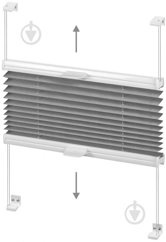 Штора-плиссе Rollotex ткань DUO ECORO 110х45 см Красный - фото 6