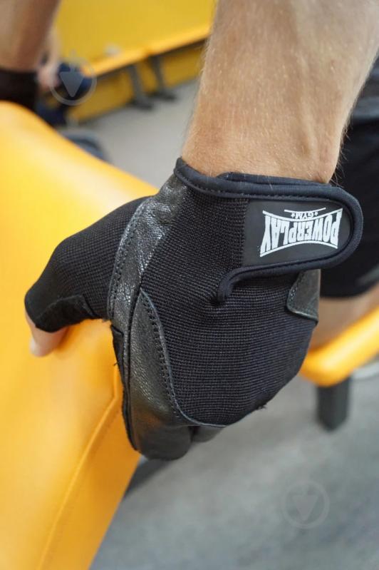 Перчатки для фитнеса PowerPlay PP_2154 р. L черный - фото 7