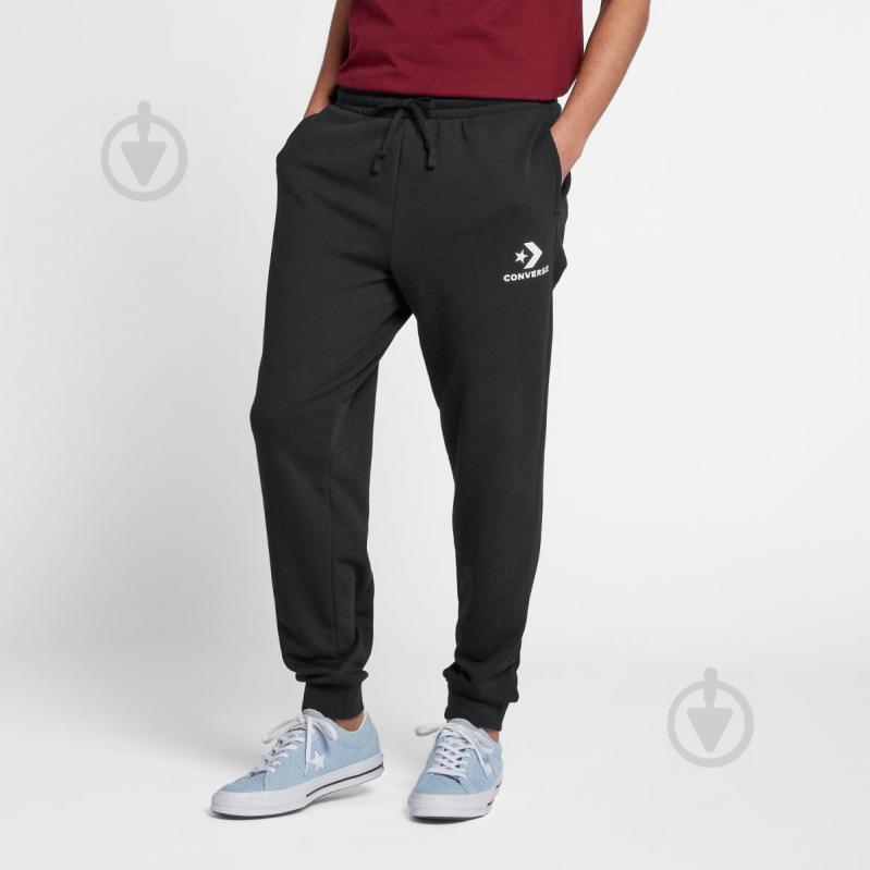 Штани Converse STAR_CHEVRON_JOGGER_VGH 10007883-001 р. L чорний - фото 1