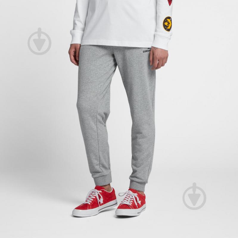 Штани Converse STAR_CHEVRON_JOGGER_VGH 10007883-035 р. M сірий - фото 1