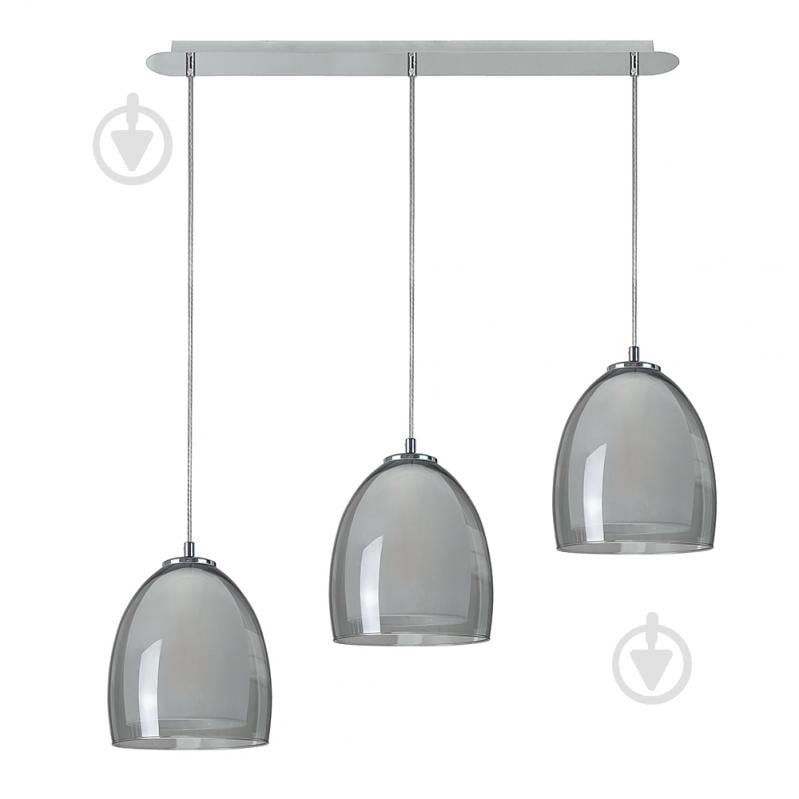 ВИТРИНА! Люстра подвесная TK Lighting 3x60 Вт E27 графит 4477 - фото 1