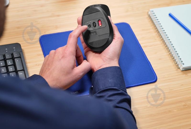 Мышь Trust Bayo 2 Ergonomic WL/USB-A black (25146_TRUST) - фото 12