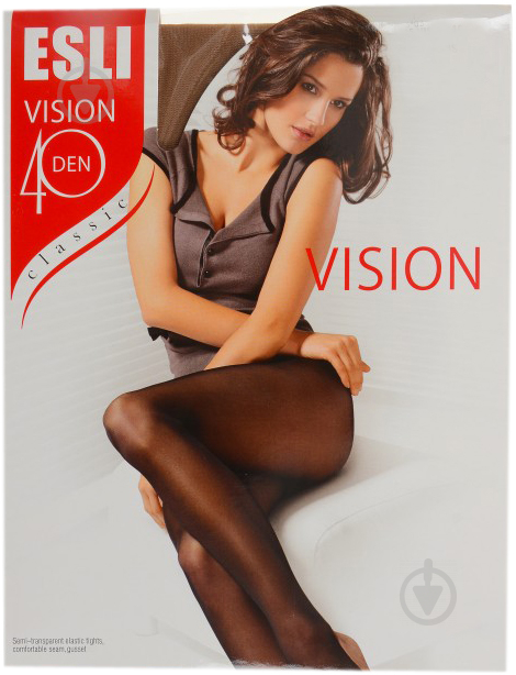 Колготки ESLI VISION 40 den visone Колготки жін. ESLI VISIO 2 бежевий - фото 1