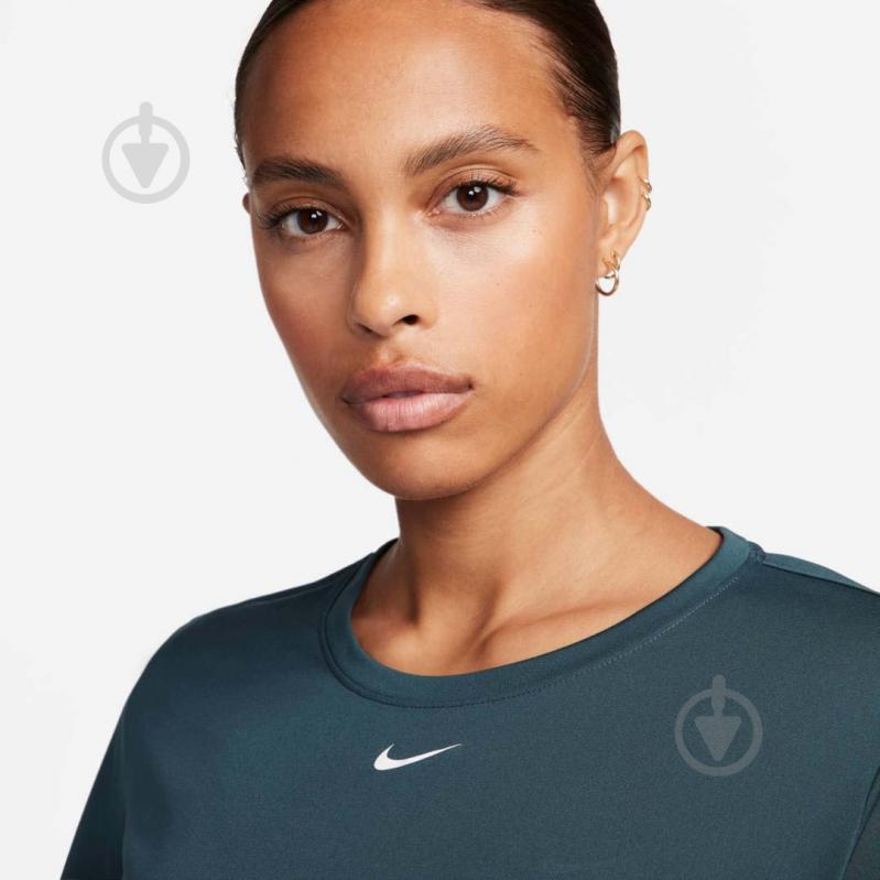 Футболка Nike W NK ONE DF SS STD TOP DD0638-328 р.S зеленый - фото 3