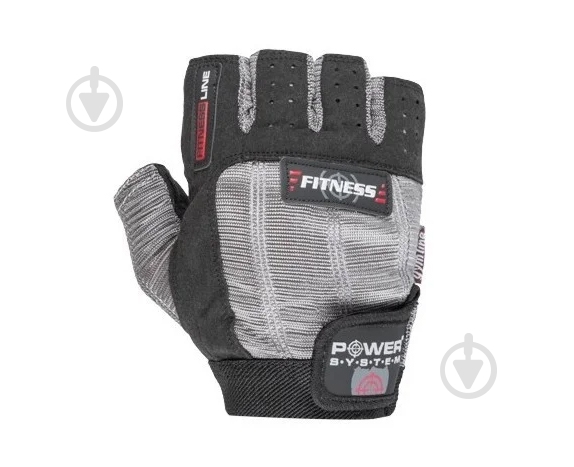 Перчатки для фитнеса Power System PS_2300E р. M черный с серым - фото 1