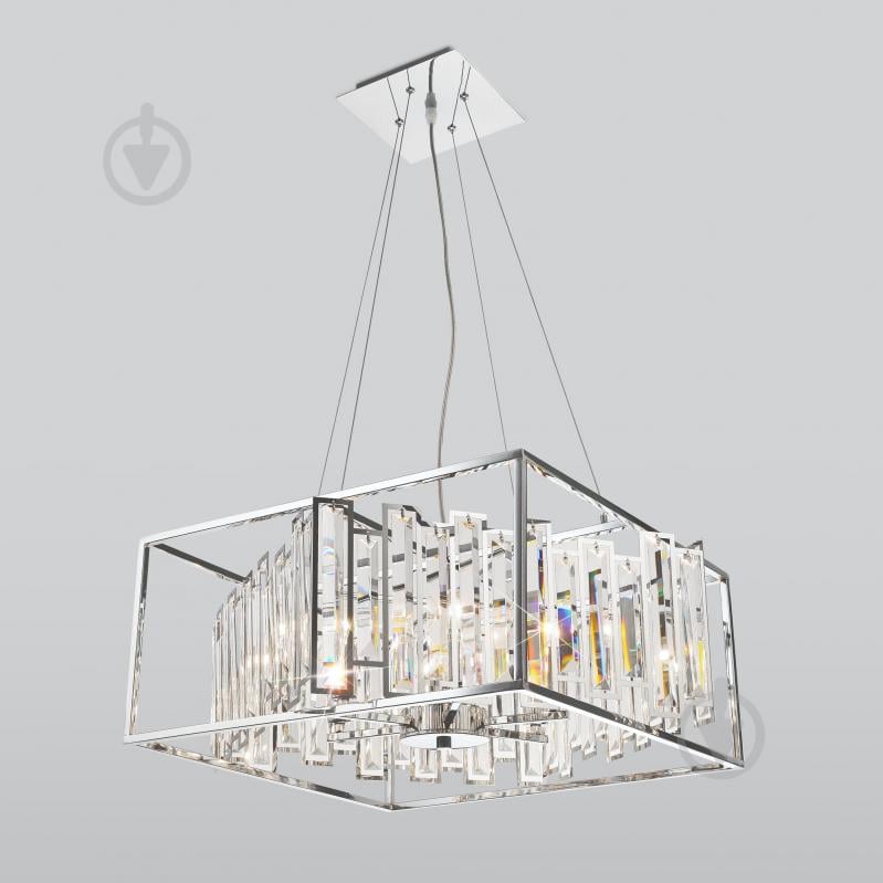 ВИТРИНА! Люстра подвесная Strotskis Cella 312/6 6x60 Вт E14 хром - фото 2