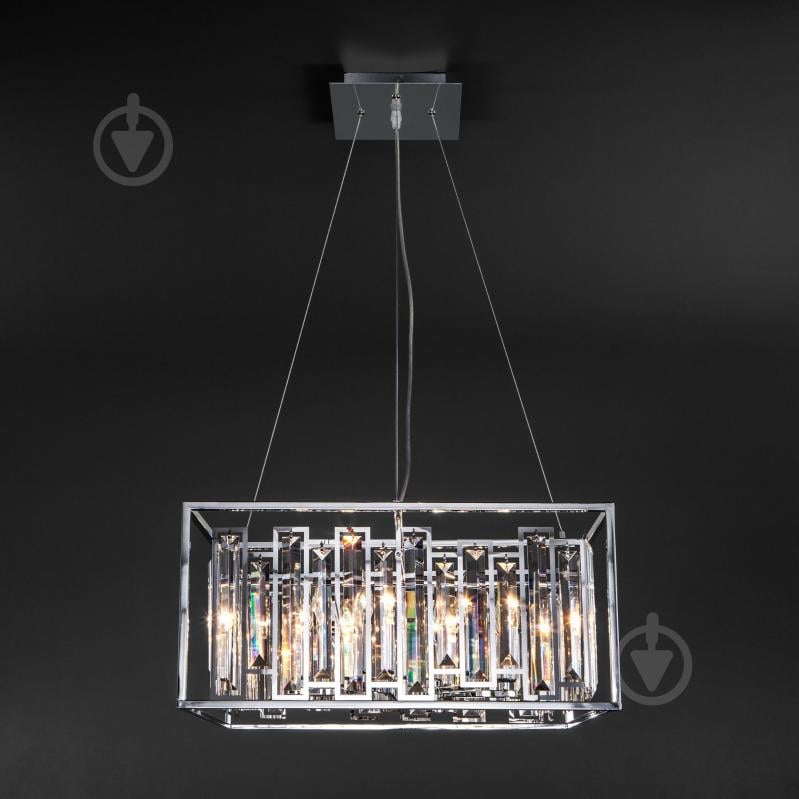 ВИТРИНА! Люстра подвесная Strotskis Cella 312/6 6x60 Вт E14 хром - фото 4