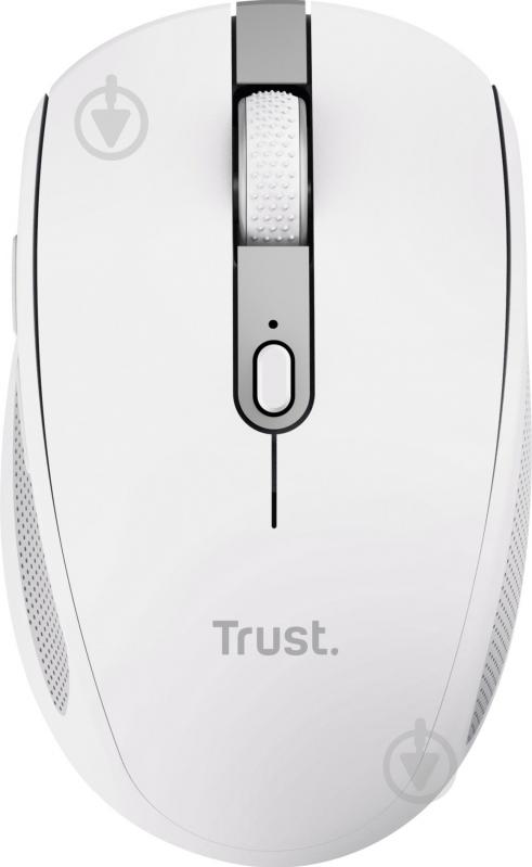 Мышь Trust OZZA compact BT/WL/USB-A white (24933_TRUST) - фото 2