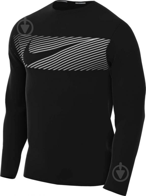 Футболка Nike M NK DF UV MILER TOP LS FLASH FB8552-010 р.S черный - фото 8