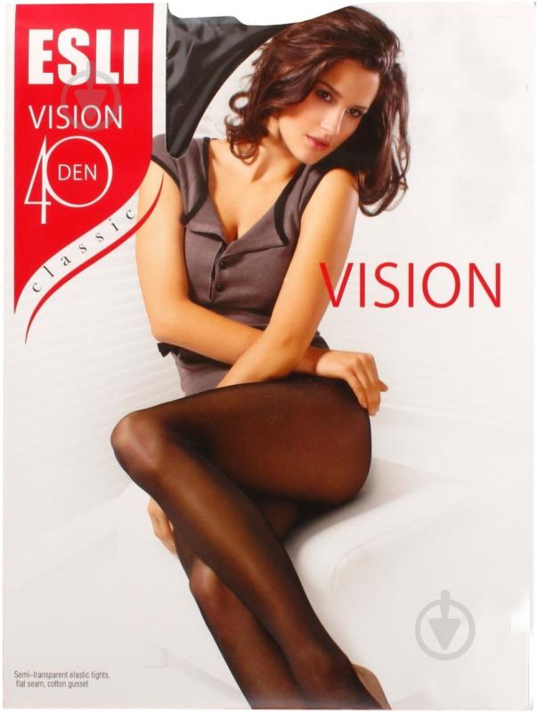 Колготки ESLI VISION 40 den marrone Колготки жін. ESLI VISIO 5 шоколадный - фото 1