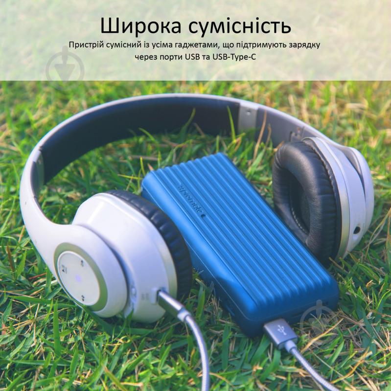 Повербанк Promate 20000 mAh (titan-20c.blue) - фото 7 Повербанк Promate 20000 mAh (titan-20c.blue) - фото 7