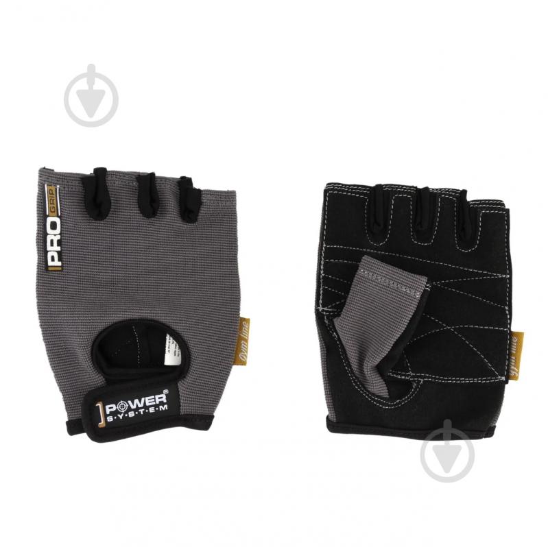 Перчатки для фитнеса Power System PS-2500 р. M серо-черный - фото 1 Перчатки для фитнеса Power System PS-2500 р. M серо-черный - фото 1