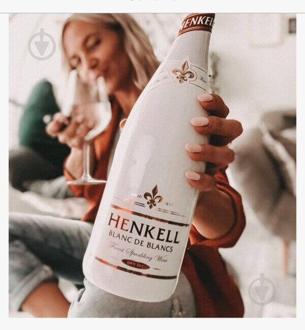 Вино ігристе Henkell Blanc de Blancs 0,75 л - фото 5