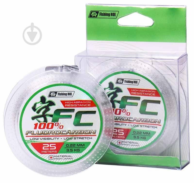 Флюорокарбон Fishing ROI AquaGhost 100% Fluorocarbon 25 м 0,4 мм 10,5 кг - фото 1 Флюорокарбон Fishing ROI AquaGhost 100% Fluorocarbon 25 м 0,4 мм 10,5 кг - фото 1