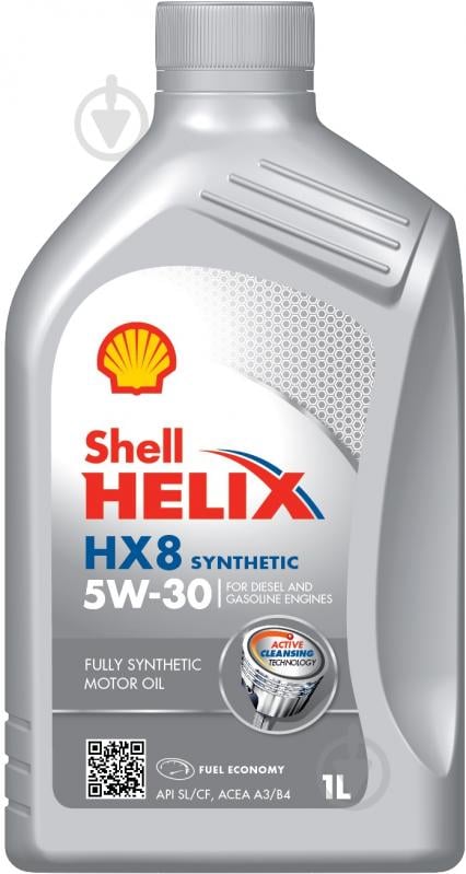 Моторное масло SHELL Helix HX8 5W-30 1 л (ТОВ-У503715) - фото 1