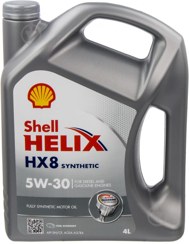 Моторное масло SHELL Helix HX8 5W-30 4 л (550038520)