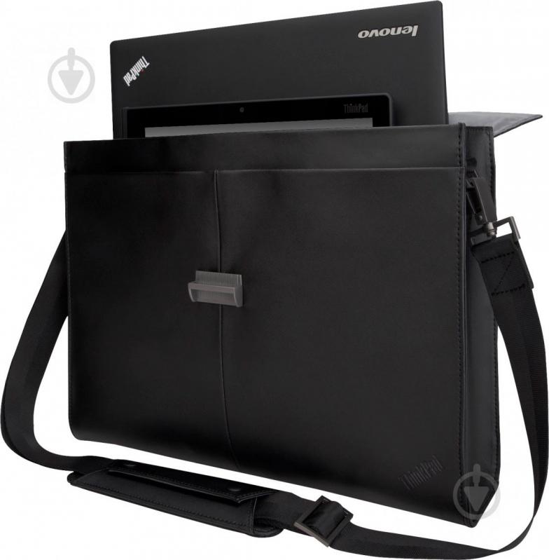 Сумка для ноутбука Lenovo ThinkPad Executive Leather Case 14" black (4X40E77322) - фото 2