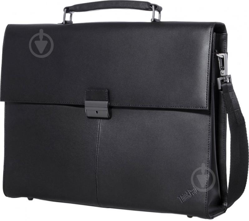 Сумка для ноутбука Lenovo ThinkPad Executive Leather Case 14" black (4X40E77322) - фото 1