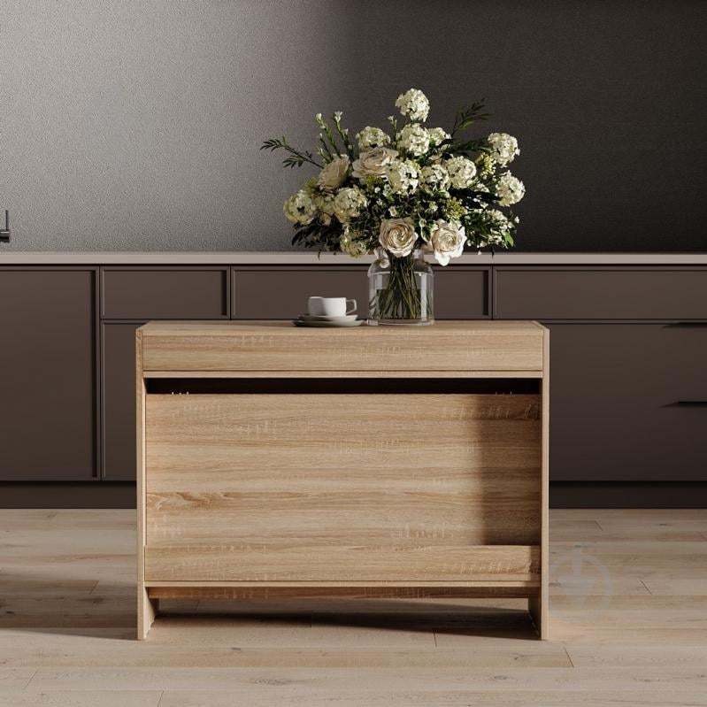 Стол-трансформер ART IN HEAD Снейк 430(2400)x900x750мм дуб сонома/дуб сонома - фото 5