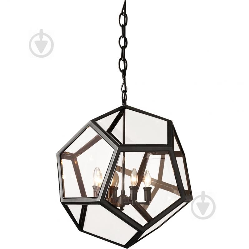 Подвес Arte Lamp Divinare 2020/04 SP-4 4x40 Вт E14 черный - фото 2