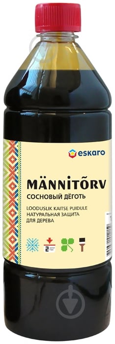 Олія Eskaro дігтярна Mannitorv мат 1 л - фото 1