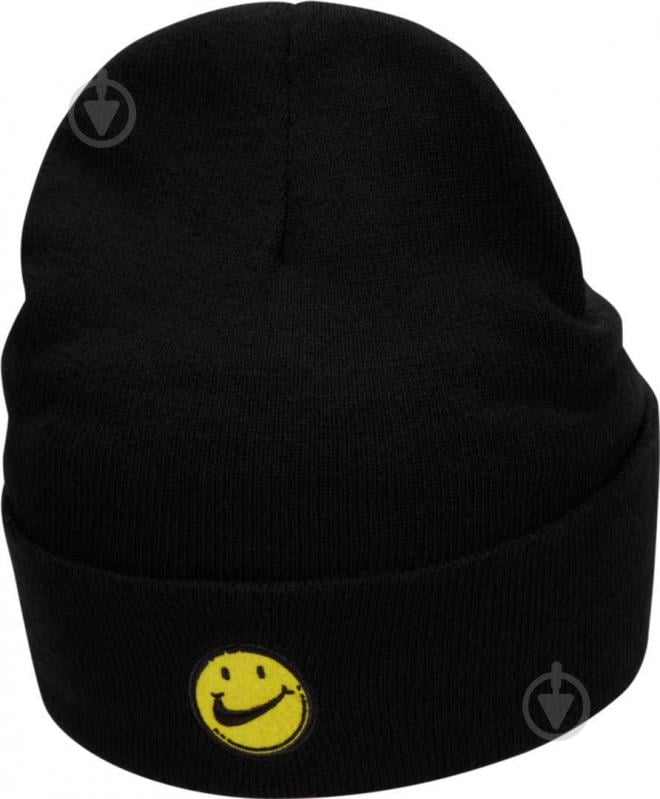 Шапка Nike K NK PEAK BEANIE TC SMILEY FB6493-010 р.one size черный - фото 3