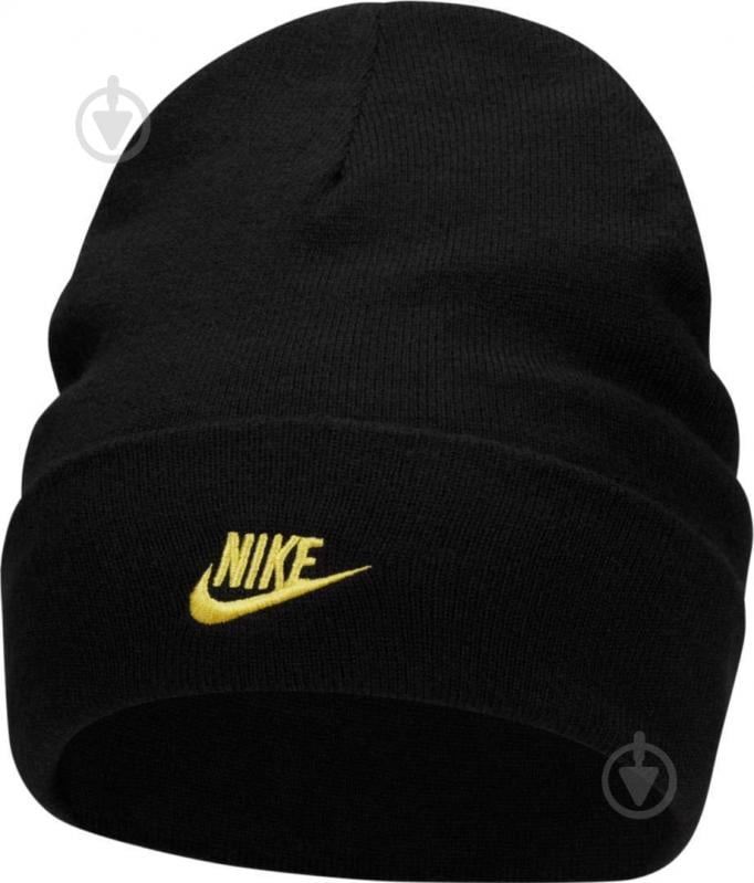 Шапка Nike K NK PEAK BEANIE TC SMILEY FB6493-010 р.one size черный - фото 4